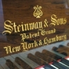 Restored Steinway grand piano at our piano shop
